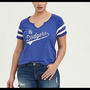 TORRID MLB LOS ANGELES DODGERS BLUE TOP